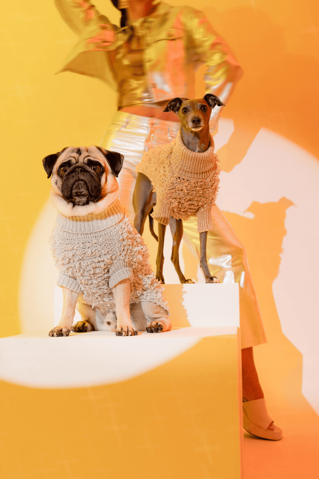 Metallic Curly Knit Jumper